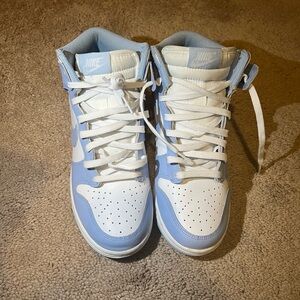 Women’s Nike Dunk High Aluminum Blue Shoes